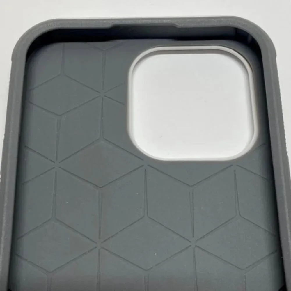 iphone 14 Pro Max Phone Case White Grey Rugged Anti-Scratch Mag Safe Shock-Proof